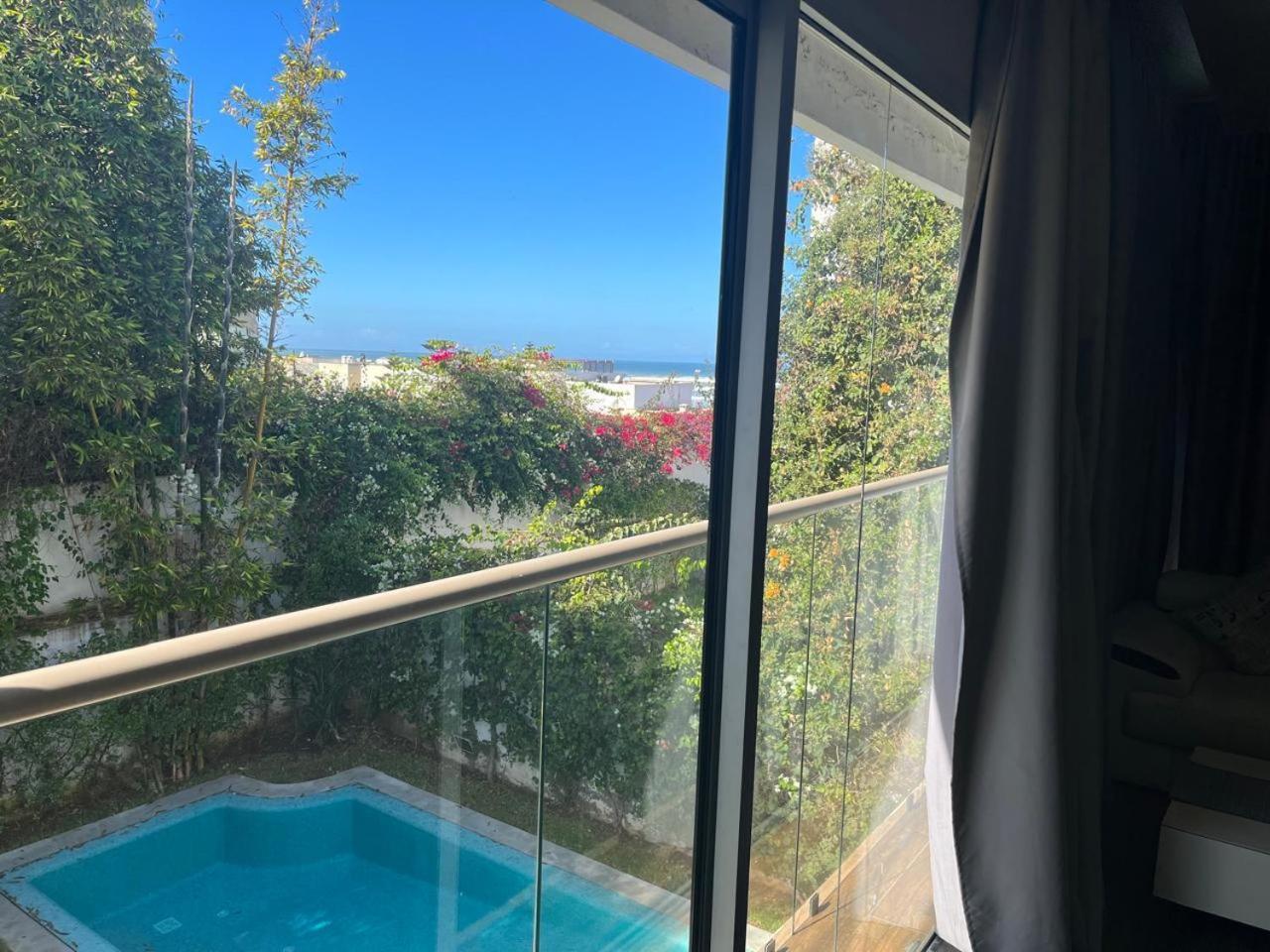 Villa moderne avec piscine, front de mer Casablanca Eksteriør bilde
